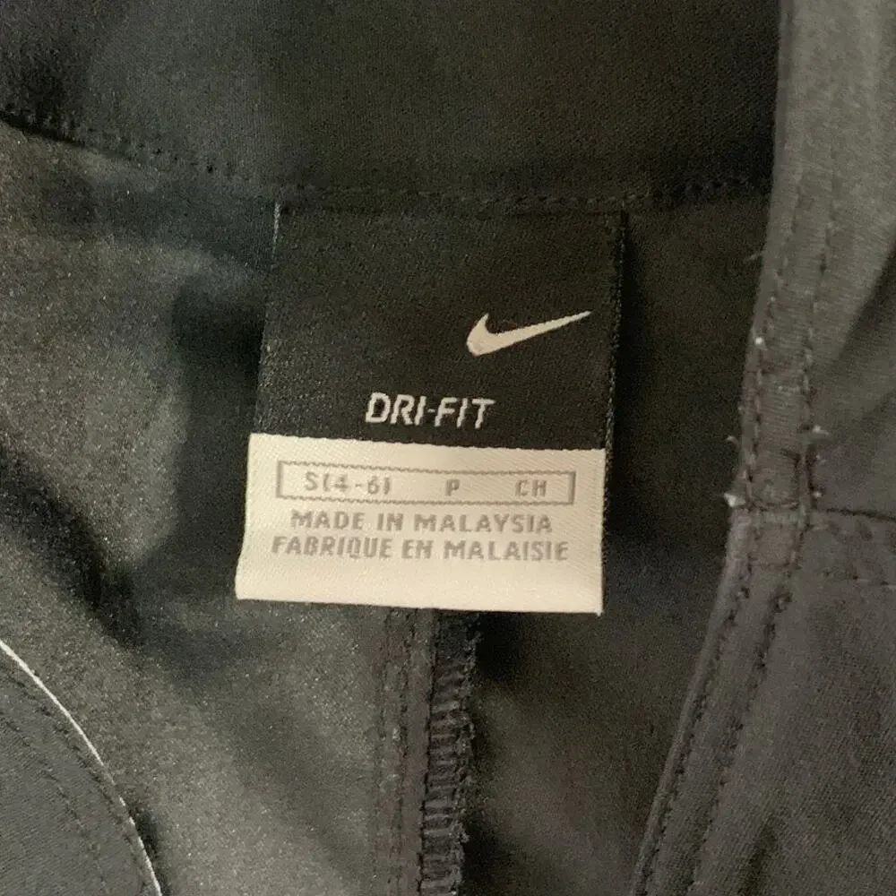 Vintage Nike Dri-Fit Womens Martial Arts Gi Wrap Top S Black Active